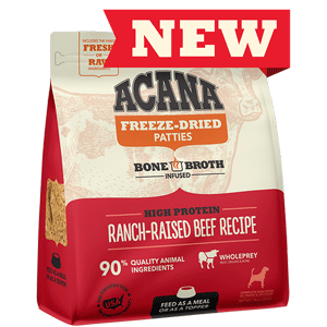 ACANA Freeze Dried Ranch Raised Beef acana, Dry, dog food, dog, fd, freeze dried, beef, ranch raised