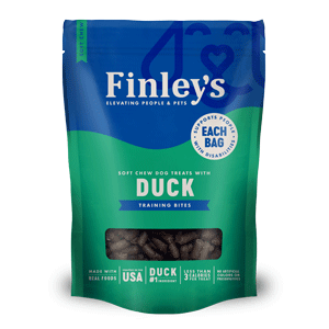 Finleys Duck Recipe Soft Chew Training Bites 6oz Finleys, finleys, duck, Soft Chew, Training Bites