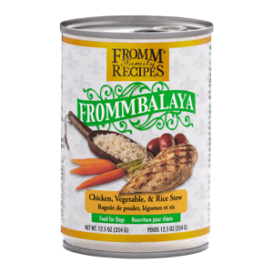 Frommbalaya Chicken, Vegetable, & Rice Stew Canned Dog Food 12/12.5 oz fromm, frommbalaya, canned, dog food, dog, Chicken, Vegetable, Rice Stew 