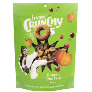 Crunchy Os Pumpkin Kran Pow Dog Treats 6 oz fromm, Crunchy Os, Treats, Dog Treats, Pumpkin Kran Pow