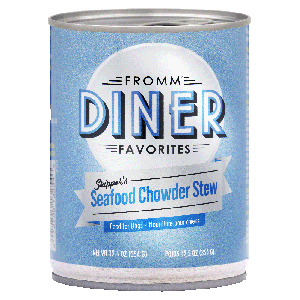 Fromm Favorites Skippers Seafood Chowder Stew Canned Dog Food 12/12 oz Case fromm, favorites, skippers, skippers, seafood, chowder, stew, canned, dog food, dog