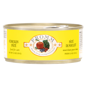 Fromm 4 Star Canned Chicken Pate Cat Food 12/5.5 oz Case fromm, canned, 4 star, Cat food, canned, chicken, pate