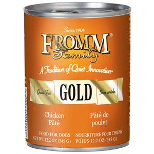 Fromm Gold Chicken Pate Canned Dog Food 12/12.2 oz Case fromm, gold, chicken pate, canned, dog food, dog