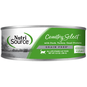 NutriSource Grain Free County Select Canned Cat Food 12/5.5 oz Case nutrisource, nutri source, canned, Cat food, grain free, gf, country, select