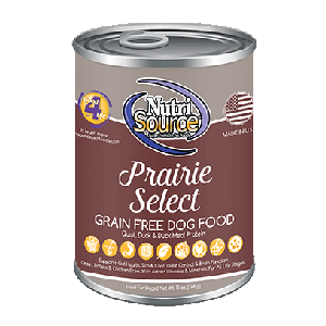 NutriSource Grain Free Canned Prairie Select Dog Food 12/13oz NutriSource, Grain Free, gf,  Canned, prairie, select, Dog Food