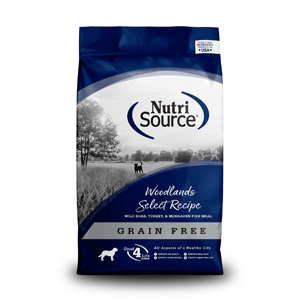 NutriSource Grain Free Woodlands Dog Food nutrisource, nutri source, grain free, woodlands, Dry, dog food, dog
