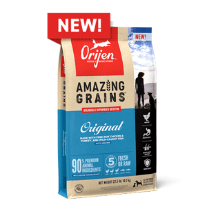 ORIJEN Amazing Grains Original Dog Food 22.5lb orijen, dog, dog food, amazing grains, grain, original