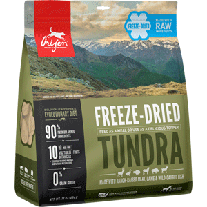 ORIJEN Freeze Dried Tundra Dog Food 1lb orijen, freeze dried, dog food, dog, food, tundra