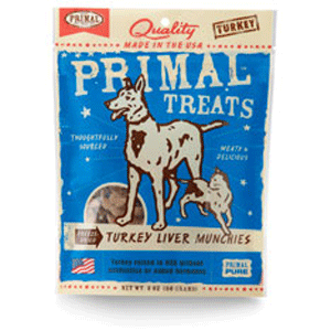 Turkey Liver Munchies 2oz For Cats or Dogs primal, primal pet foods, turkey liver, munchies, cat, dog, treats